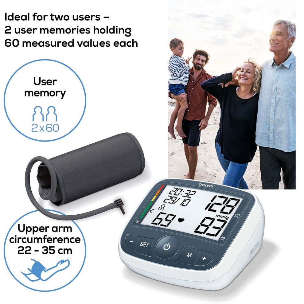 جهاز فياس ضغط ديجيتال بيورير upper arm BP monitor beurer BM40 - الصورة 2